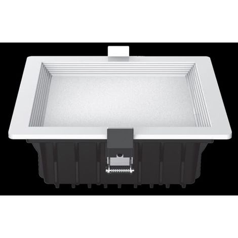 Downlight led intego pro square 26w 1490lm 7x18x18 cm white 6400k Ausschnitt 15,5x15,5 cm