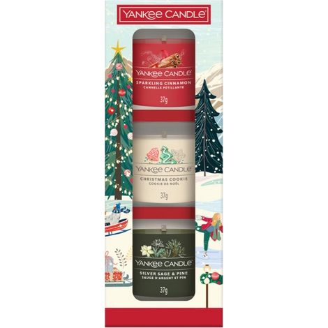 Yankee Candle Set mit 3 Mini Apres SKI Kerzen (SSPine, CHrCok, SprCin) (1/4)