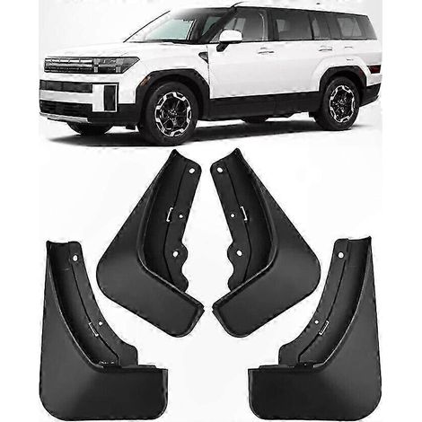 Komplettes Set aus robusten Schmutzfängern und Kotflügeln für Hyundai Santa Fe 2024-2025, robuster Kotflügelschutz, langlebiges Spritzschutzset. (1/5)