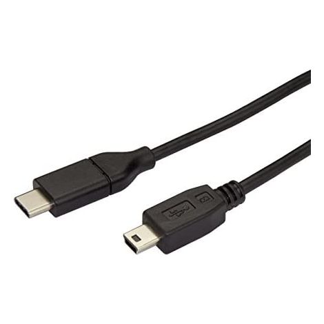 Startechcom USB2CMB2M cable USB-C a Mini-USB negro 2 metros (1/2)