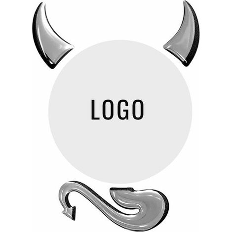 Adesivo Decorativo Logo Fun Diavoletto (1/3)