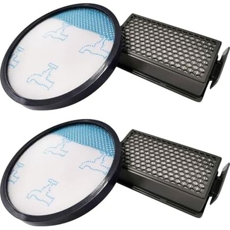 2 filtres de rechange compatibles avec les aspirateurs Rowenta Compact Power XXL RO4811EA RO4823EA RO4825EA RO4853EA RO4855EA RO4859EA RO4871EA RO4881EA, remplace les pièces ZR780000 (1/5)