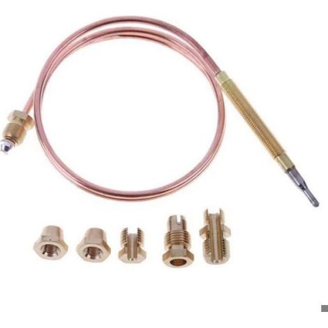 Capteur de Thermocouple Universel de 90 Cm Chauffage de Terrasse de Remplacement pour Foyer à Gaz Foyer Chauffe-Eau (1/5)