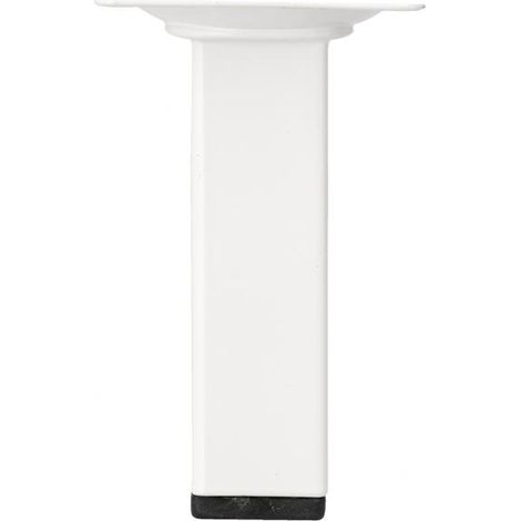 Pied de meuble carré blanc 100 mm - Par Pièce