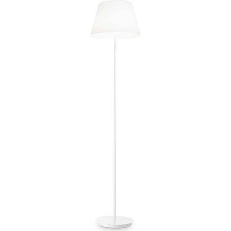 Ideal Lux Cylinder - Lámpara de pie 2 luces Blanca, E27