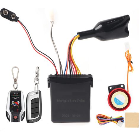 Motorrad-Sicherheitssystem mit Motorstartfunktion – Wasserdichter Alarm mit Fernbedienung