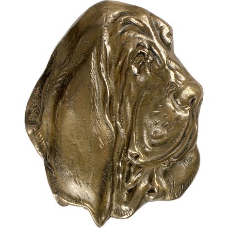 Basset Hound: una placa conmemorativa con la imagen de un perro, una nota de agradecimiento personalizada, un premio y un diploma con una dedicatoria de la marca Art-Dog. (1/3)