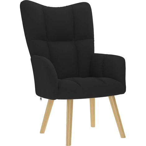 Relaxsessel Schwarz Stoff