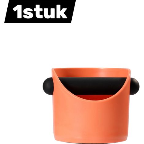 pièce - Récipient à marc de café - Plastique ABS - Format mini - Compatible avec les machines à expresso semi-automatiques - Robinet inclus - Sans entretien, sans odeur - Format mini - Orange (1/4)