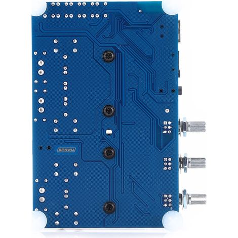 Digitale 2.1-Kanal-Verstärkerplatine mit Bluetooth-, USB- und TF-Eingang, 50W + 50W Stereo-Ausgang und 100W Subwoofer-Ausgang. (1/5)