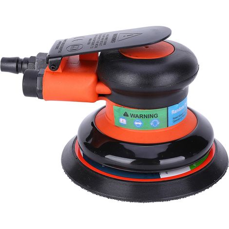 Ponceuse pneumatique 5 pouces pour alliage, ponçage et polissage manuels, outil pneumatique pour voiture et pierre