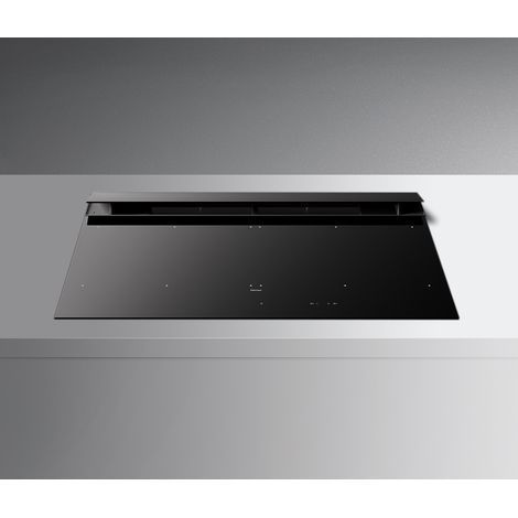 Falmec Brera. Colore del prodotto: Nero, Posizionamento dell'apparecchio: Da incasso, Dimensione della larghezza del piano cottura: 89 cm. Tipo di controllo: Touch, P... - BRERA - CBRW90.00P8ZZZN490F (1/4)