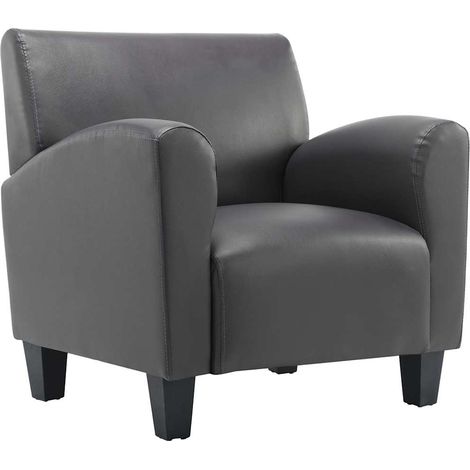 Maison Exclusive - Sessel Grau Kunstleder