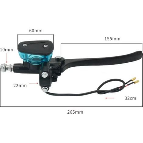 Rechter Hauptbremszylinder für Elektrofahrrad, Scheibenbremszylinder aus Aluminiumlegierung (1/4)
