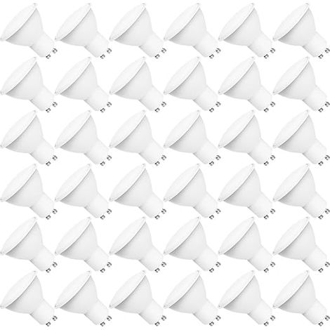 Ampoules LED GU10, 3W équivalent 30W, 280lm, Blanc Chaud 3000K, 120° Larges Faisceaux, Spot (1/5)