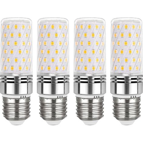 Ampoule LED E27 16 W blanc neutre 4000 K, 1450 lm, diffusion de la lumière à 360°, équivalent halogène 100 W, 230 V CA, non dimmable, lot de 4 (1/4)