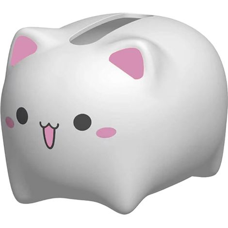 Caja de pañuelos con forma de gato kawaii: decoración elegante y práctica para el hogar, la oficina o la sala de estar.
