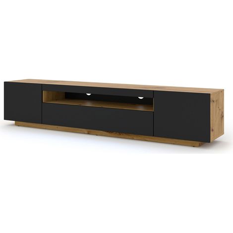PORTA TV AURA 200 ARTISAN OAK NERO OPACO (1/5)