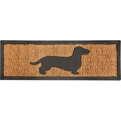 Zerbino con motivo di cane, 75x25 cm
