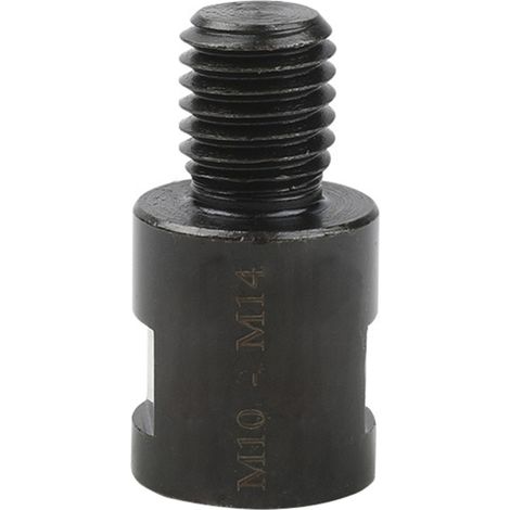 Adaptateur de foret à carottage en acier allié M10 femelle vers M14 mâle, idéal pour les forets diamantés. Adaptateur de tige de qualité supérieure pour une efficacité de forage accrue. (1/5)