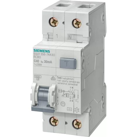 FI/LS-Schalter Siemens, 6KA, Typ A, B32A, 30 mA, 5SU1356-6KK32 (1/2)