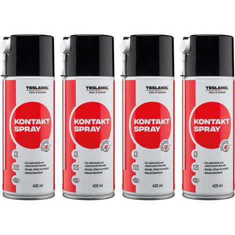 TESLANOL 26026 Spray contact T6, 400 ml, lot de 4 (1/2)