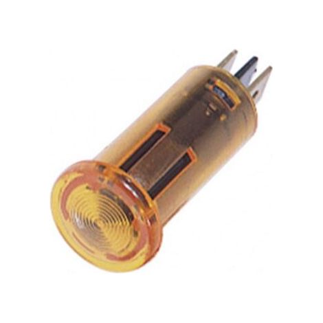Voyant Lumineux Tubulaire Orange 16mm (1/2)