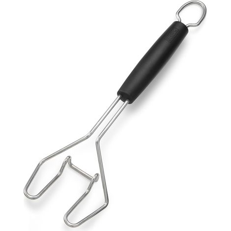 Weber – Poignée ergonomique pour grille de barbecue Gourmet Barbecue System – Manche en plastique haute qualité – Rangement compact avec anneau de suspension