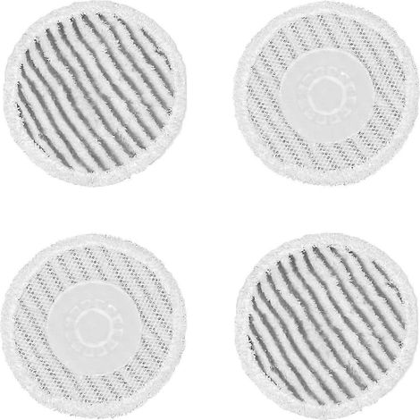 AURA 2025, dernier modèle, lot de 4 lingettes rondes de rechange pour balai vapeur Shark S7020 et S7000 (1/5)