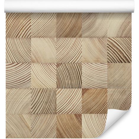 Papier peint mosaïque en bois pour salon et chambre 50x1000 cm (1/5)