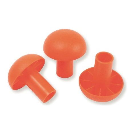Protections pour fer à béton - Polypropylène orange - Sac de 25 - Nouveauté Mondelin