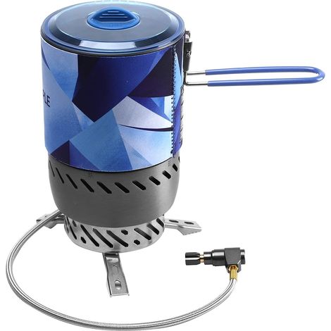 Mars Système de Réchaud Radiant, Réchaud de Camping et de Randonnée, Rystème de Cuisson Coupe-vent avec Régulateur de Pression, Idéal pour Camping, Trekking (1/5)