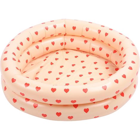 1 Piscine Gonflable Coeur Enfant Pvc Vintage Rose 87cm Maison Jardin Plage (1/5)