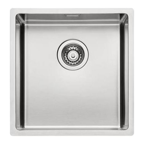 Naber Einbaubecken-Set Corno Basso 3 Edelstahl mit Küchenarmatur Arco 1 Chrom Hochdruck (1/3)