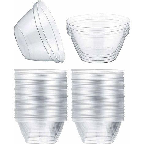 ZVD Paquet De 50 Couvertures De Cloche De Dme Réutilisables Plante Cloche Couverture Protecteur Gel Garde Gel Protection pour Saison Extension Jardin Protection Contre Le Gel (1/4)