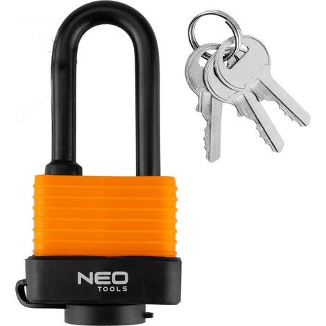 Candado neo-tools 85-020 impermeable cubierta de goma (1/3)