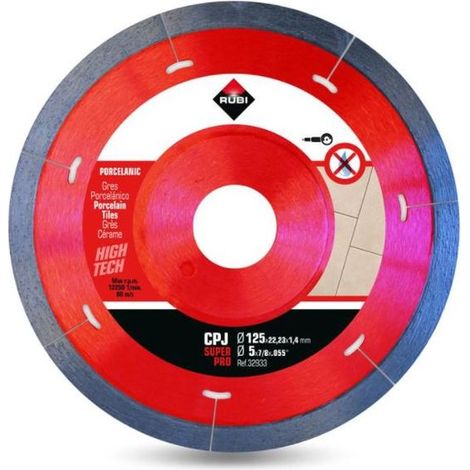 Rubi Superpro CPJ Diamant-Trennscheibe 125 mm grau