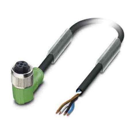 Phoenix Contact 1668234 Sensor-/Aktor-Steckverbinder, konfektioniert M12 Buchse, gewinkelt 3.00 m Po (1/2)
