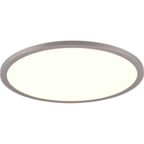TRIO Plafonnier LED Yuma 641710287 Couleur titane, 20 W, 2250 lm, CCT, 3 W RGB (1/5)