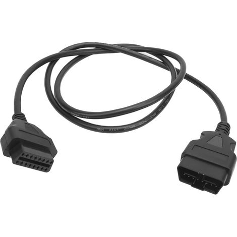 Rallonge de câble de diagnostic OBD2 de 1,5 m (4,9 pi) 16 broches vers 16 broches pour pièces automobiles, 12 V CC (1/5)