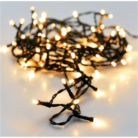 Ghirlanda LED esterna Koopman nero 12 metri 120 LED