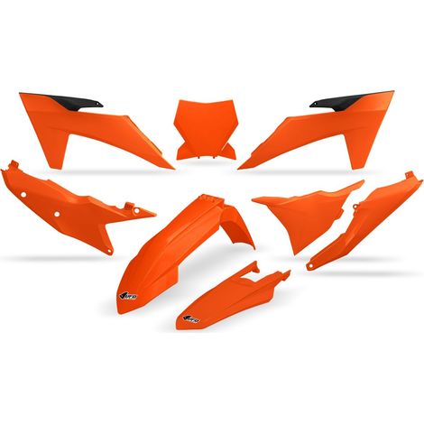 KIT DI PLASTICA UFO PER KTM SX 125 / 250 / 300 TBI '23-'24, SX-F 250 / 350 / 450 '23-'24 ARANCIONE