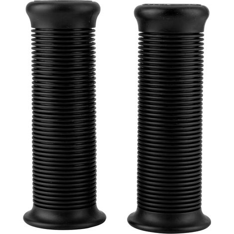 Paire de poignées de guidon universelles en TPU pour moto, 1 pouce, 25mm/ 1.1 pouces, 28mm, Vintage, noires (1/5)