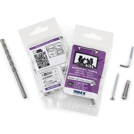 Boite de 12 - Kit de fixation luminaires - cadre (1/2)