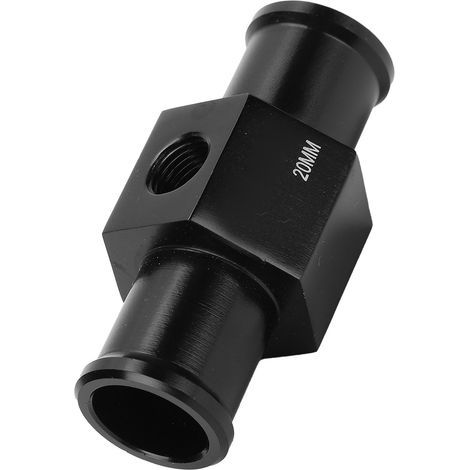 Adaptateur 3 voies pour sonde température eau 20mm, raccord capteur jauge moto, connecteur modification refroidissement, pièce aluminium. (1/5)