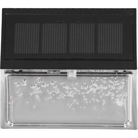 Lampes solaires de terrasse à économie d'énergie, écologiques, lumière chaude, contrôle intelligent RGB, étanches IP56, pour clôtures (1/5)