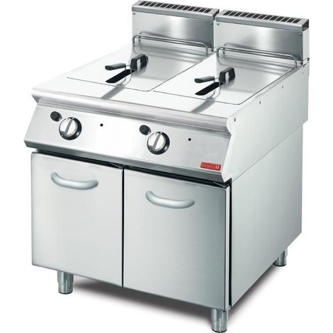 Friteuse à Gaz 850 mm - 2 x 13 L - Gastro M