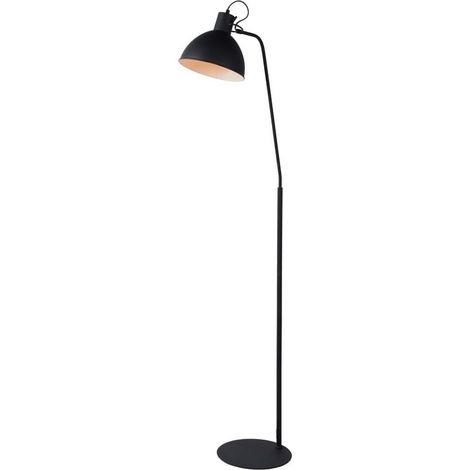 Lampada da terra Lucide Shadi nera metallo E27 60W (1/5)