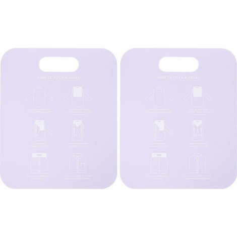 2 vêtements pliant en carton chemise en carton en plastique dossier à linge pour voyage, maison ou vente au détail (1/5)