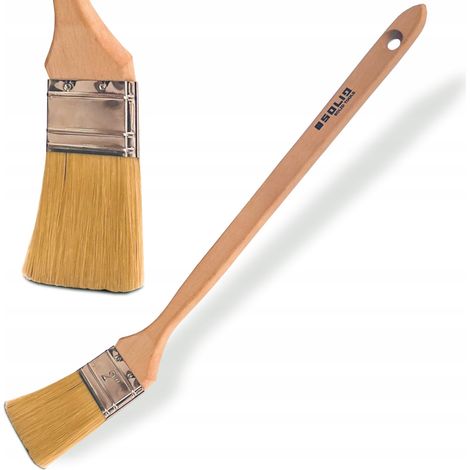 Brosse de radiateur plate et incurvée professionnelle solide 1,5" (36 mm) 6574